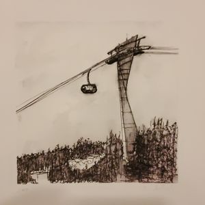 Portland Oregon Icons Print: OHSU Tran